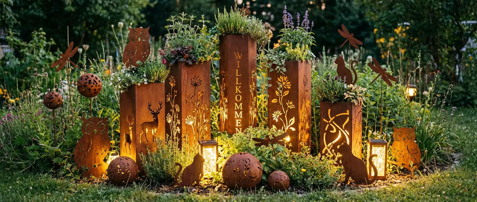 Kaufberatung Säulen Edelrost | Pille Gartenwelt