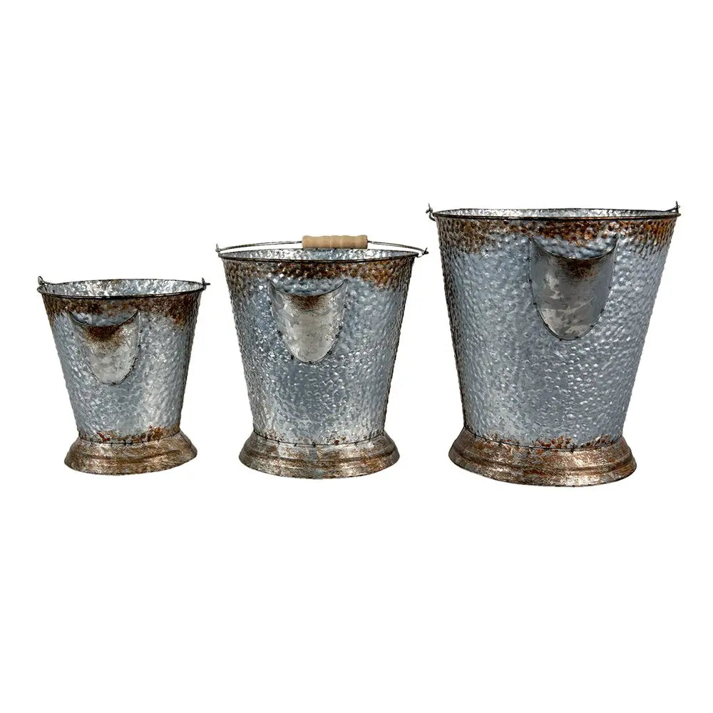 Clayre & Eef. Dekorationseimer (3) Ø 26x28 / Ø 22x24 / Ø 18x20 cm Clayre & Eef.