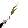 Weiße Frucht | Kunstblume aus Seide | Länge 83cm 1Stk QMF Trading