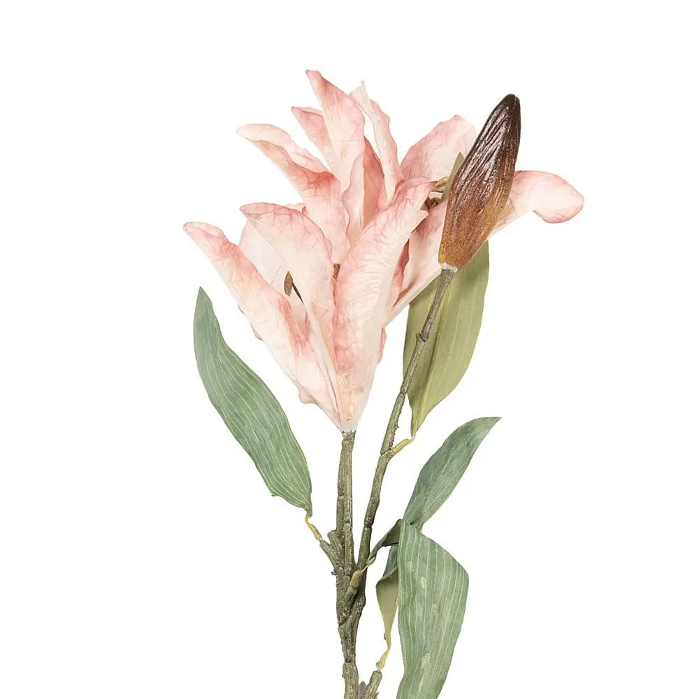 Künstliche Blume 88 cm rosa Kunststoff Clayre & Eef.