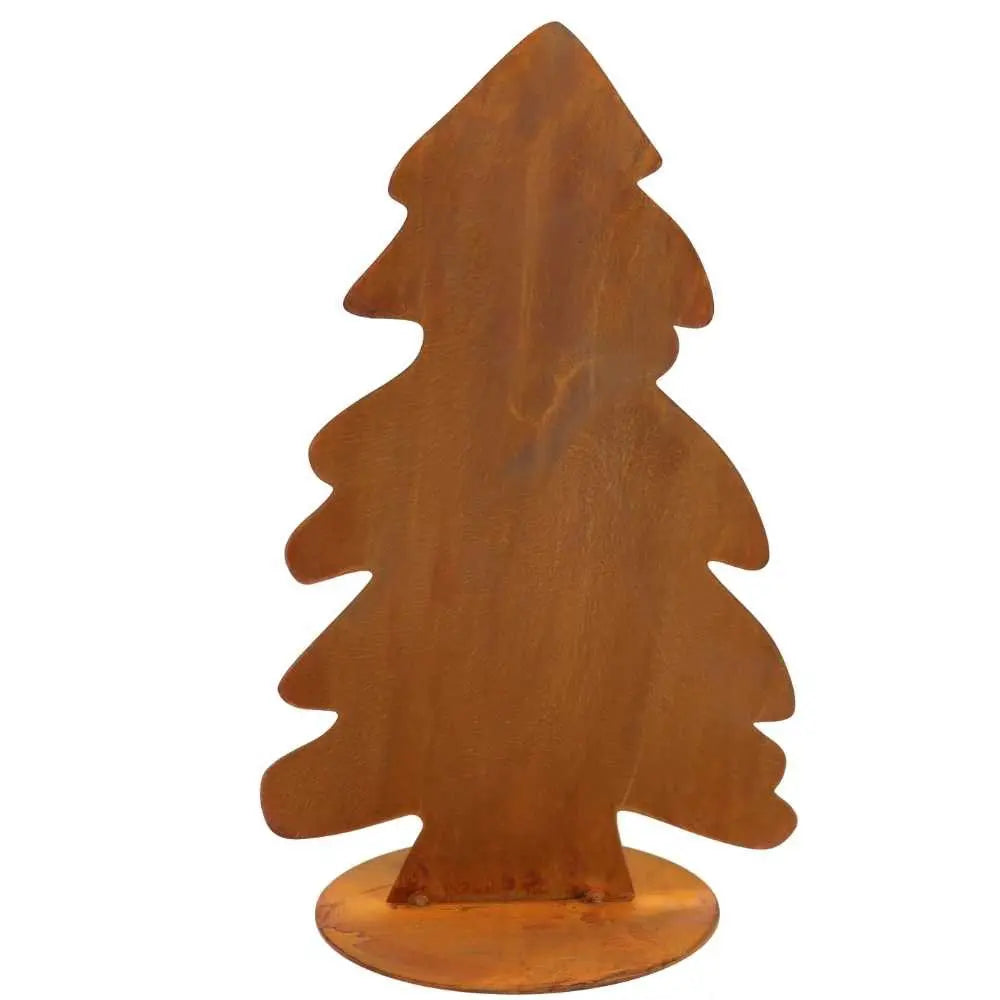 Weihnachtsbaum in Edelrost | Weihnachtsdeko Tannenbaum klein Rostikal