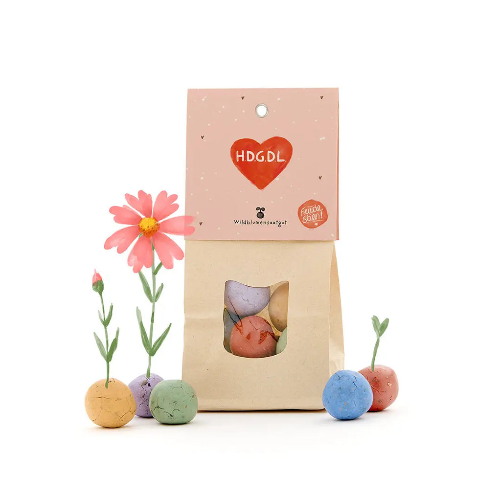 HDGDL - Bunte Blumenmurmeln - Hab dich ganz doll lieb Die Stadtgärtner