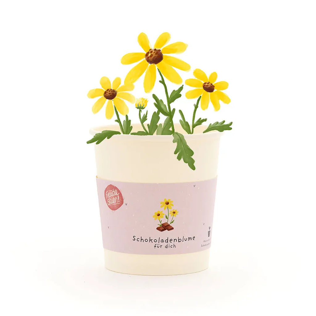 Schokoladenblume - Becher Die Stadtgärtner