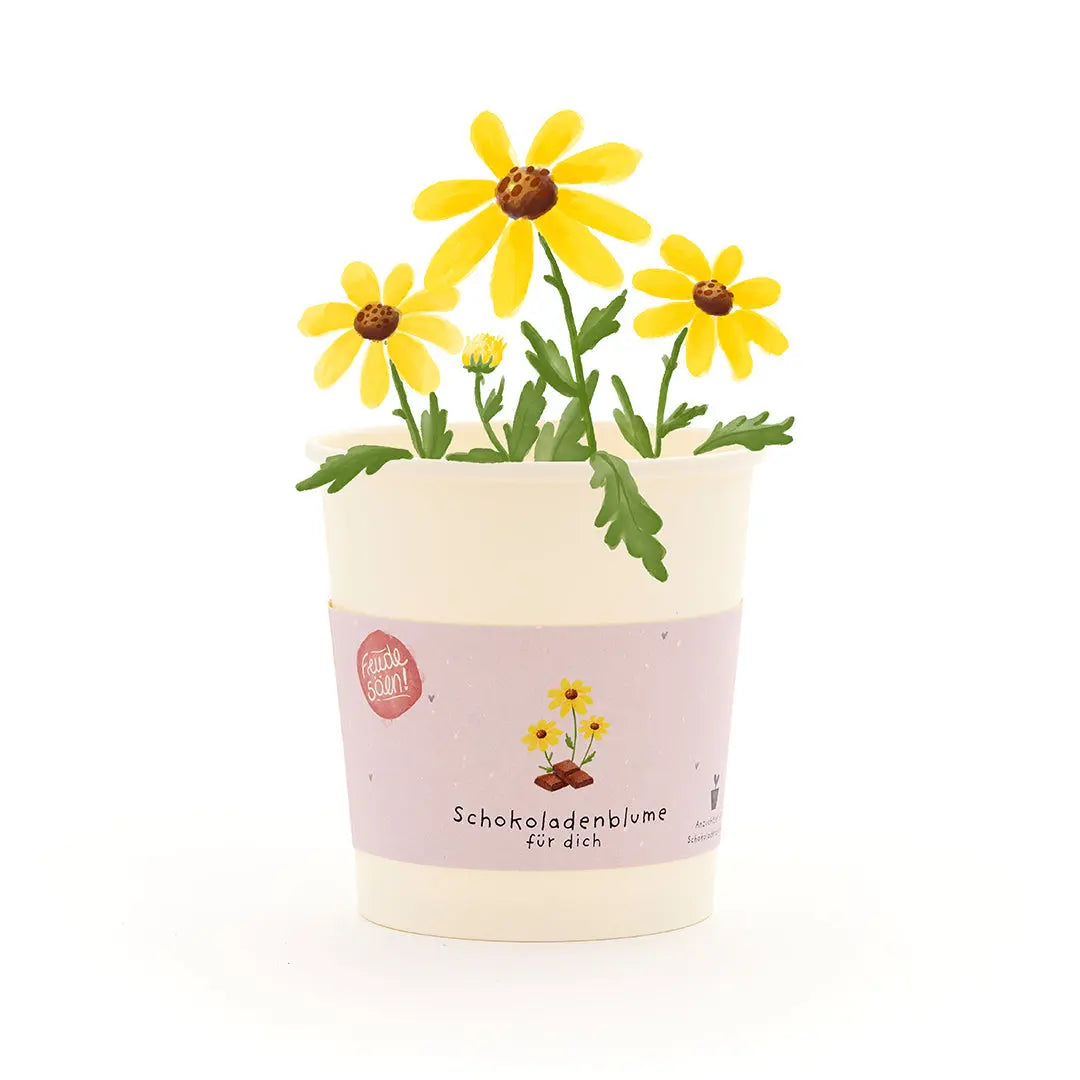 Schokoladenblume - Becher Die Stadtgärtner