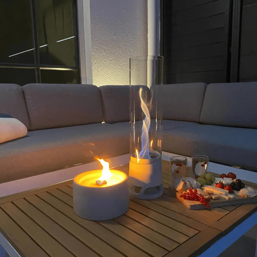 FIRE Cozy DEAL Design Feuer Duo Beton