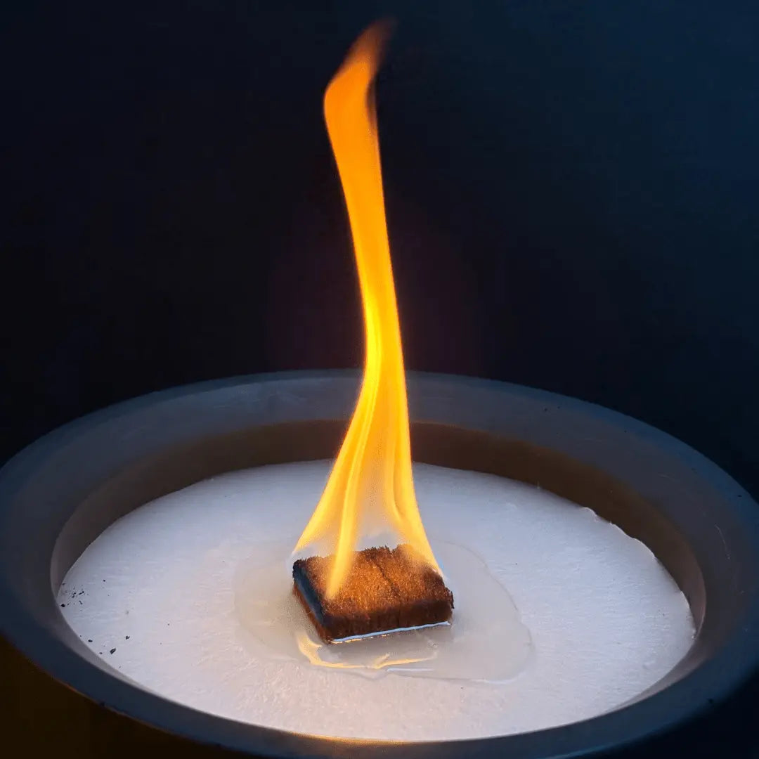 Design Dauerfeuer (2er Set) Dauerbrenner aus Beton