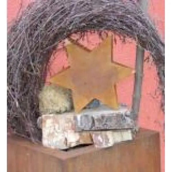 Edelrost Stern zum Befüllen – Weihnachtsdeko Metall 21/25 cm - Pille Gartenwelt