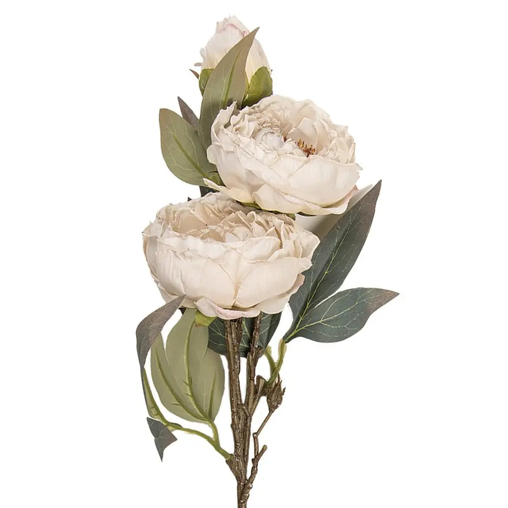 Künstliche Blume 72 cm weißer Kunststoff Clayre & Eef.