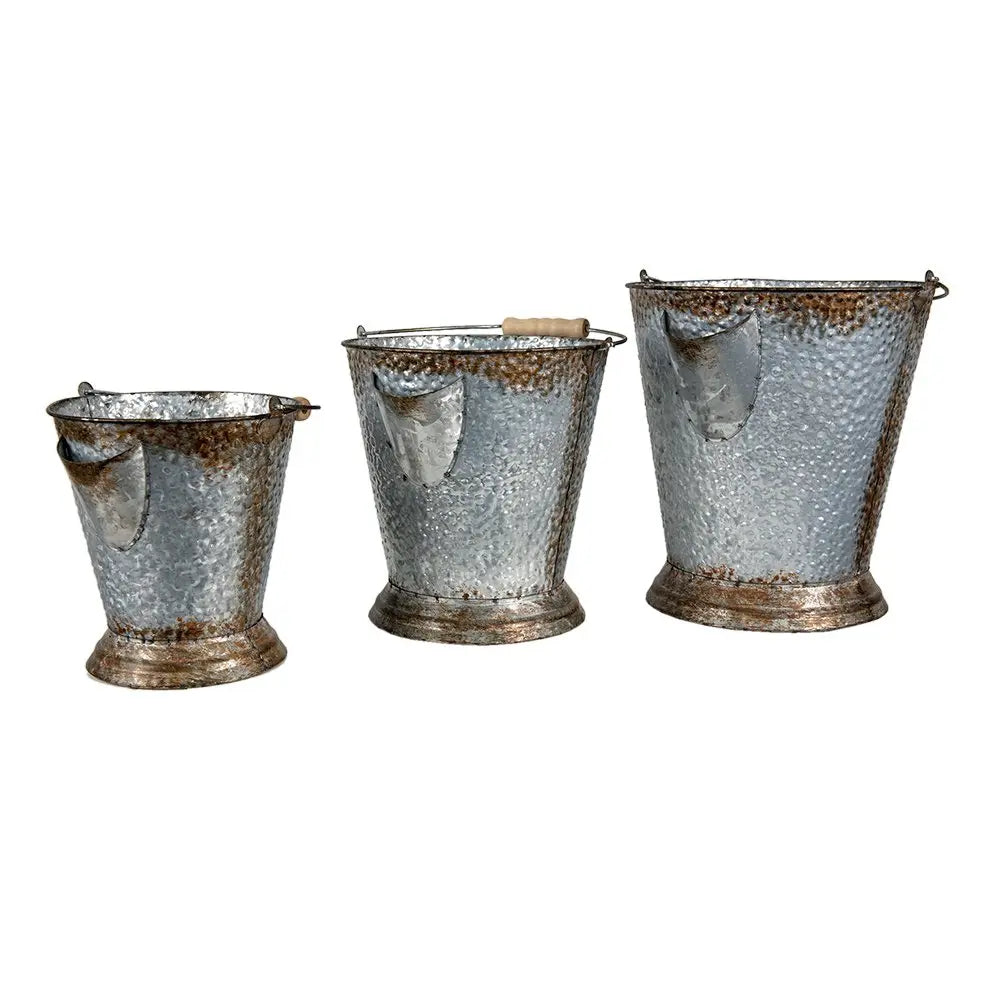 Clayre & Eef. Dekorationseimer (3) Ø 26x28 / Ø 22x24 / Ø 18x20 cm Clayre & Eef.