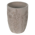 Pflanztopf Ø 18x25 cm grau Beige Stein Blumentopf innen Clayre & Eef.