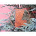 Edelrost Hängedeko Nikolausstiefel | Rost Weihnachtsdeko Stiefel | Ø 10 cm - Pille Gartenwelt
