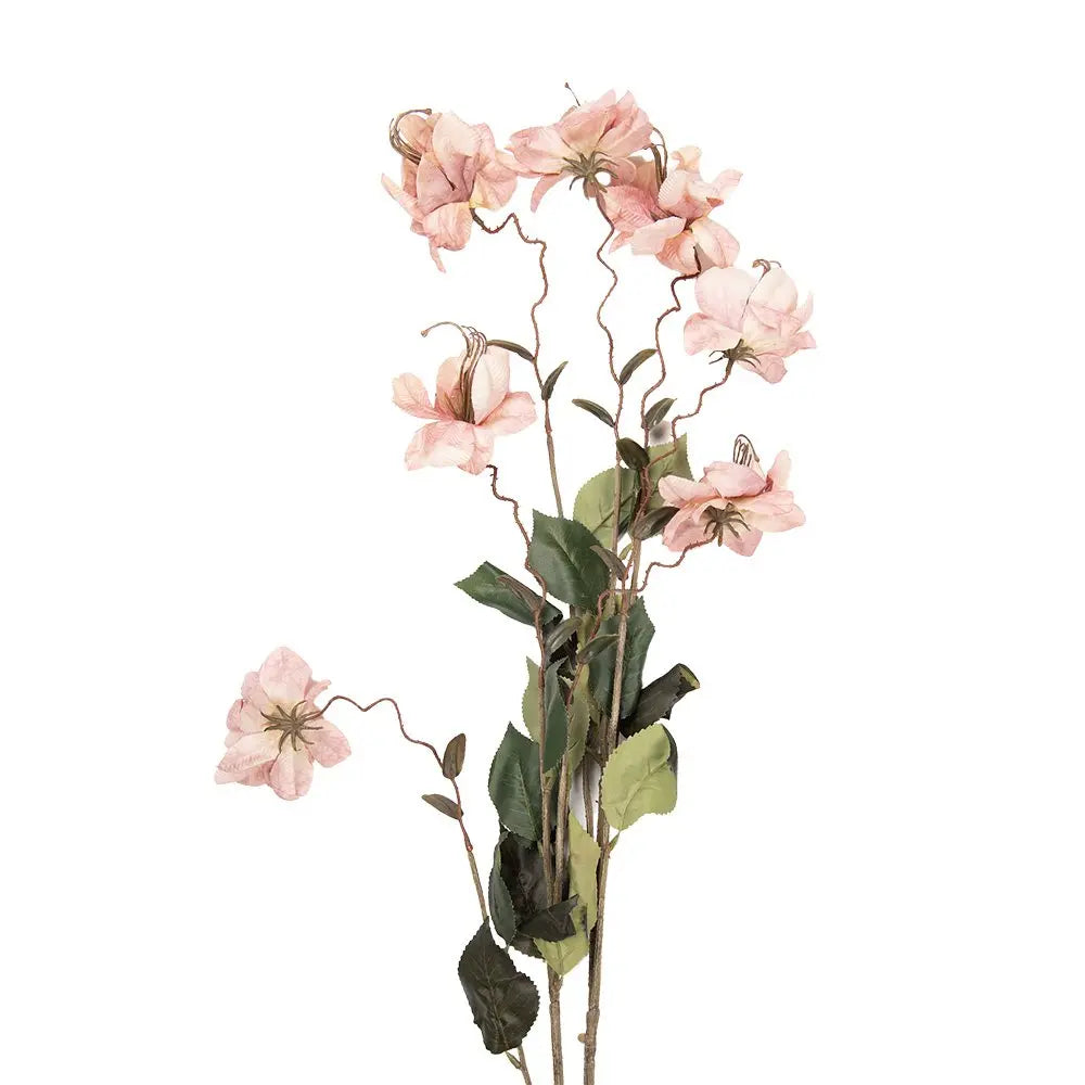Künstliche Blume 120 cm rosa Kunststoff Clayre & Eef.
