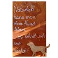 Edelrost Rostschild „Samy“ – Spruchschild Hund, 50×30 cm - Pille Gartenwelt