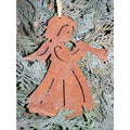 Edelrost Engel mit Trompete – Weihnachtsdeko Anhänger 15×12 cm Vintage - Pille Gartenwelt