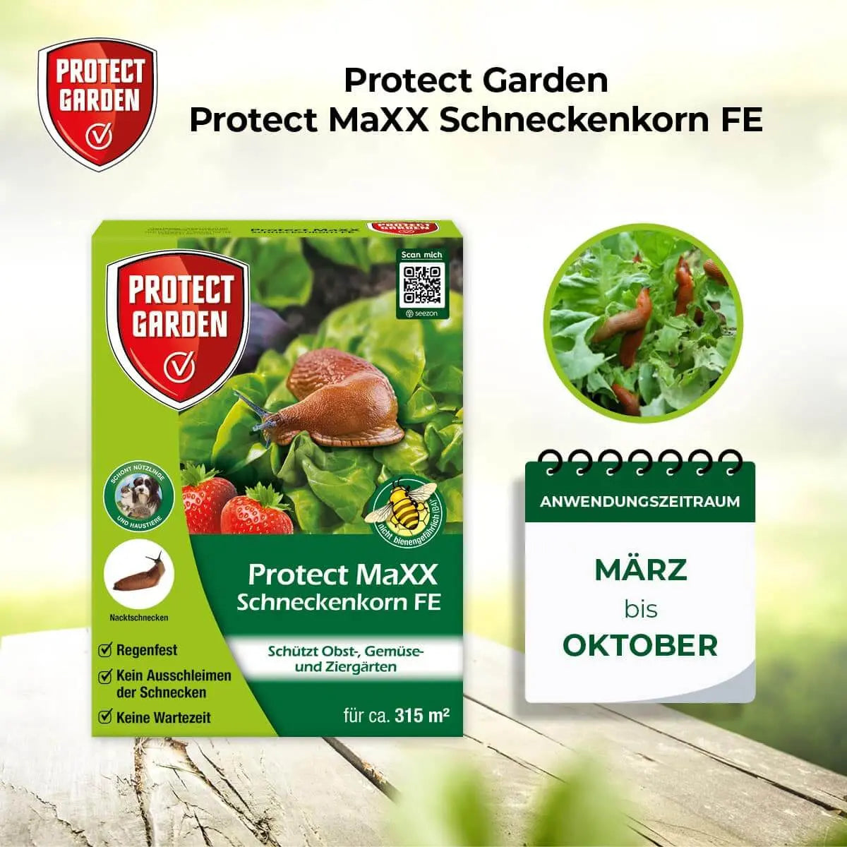 Protect MaXX Schneckenkorn FE 1,2 kg fur ca.315 m²