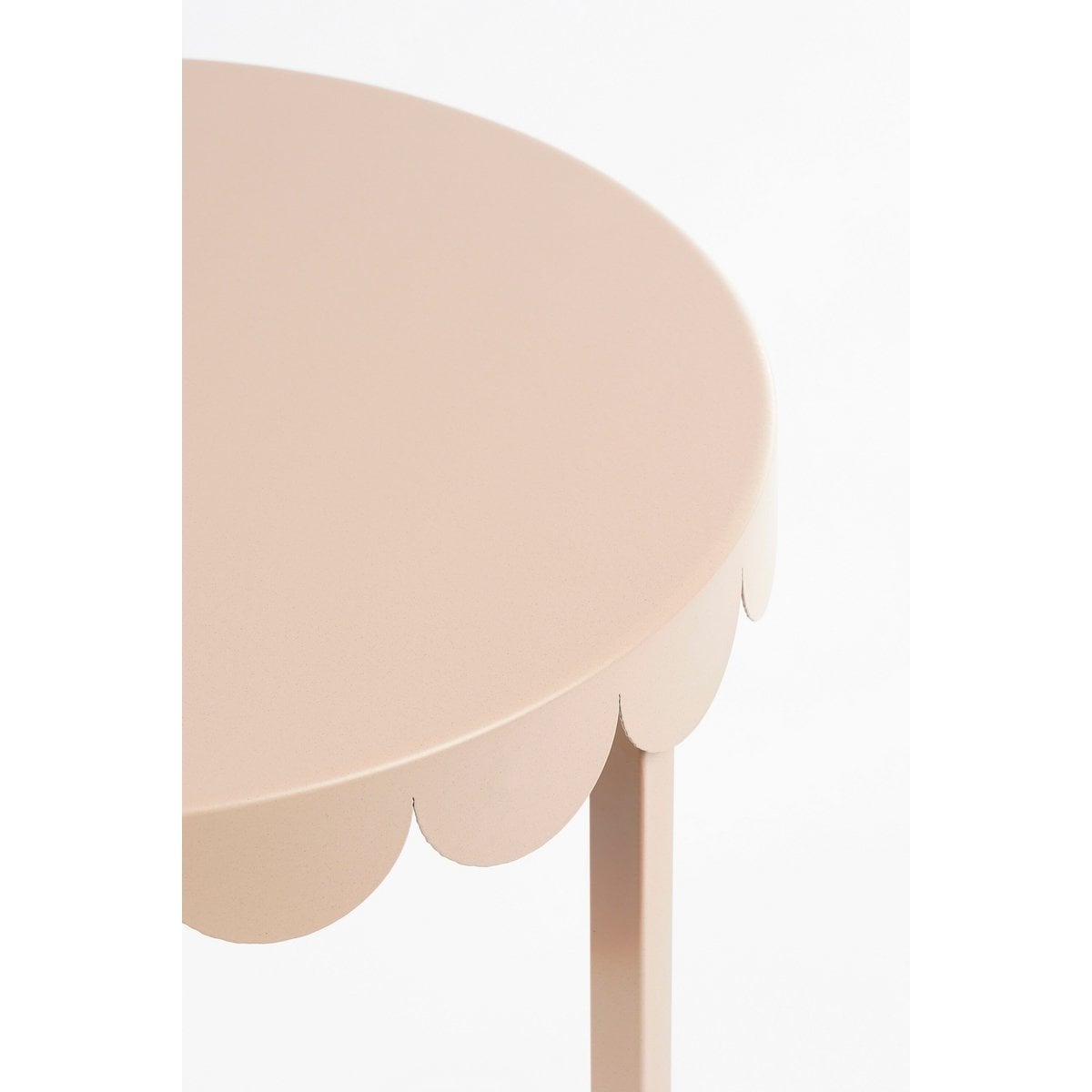 2er Set Beistelltische Lara Hellrosa | 41 und 51 cm hoch, je 30 und 40 cm  Ø