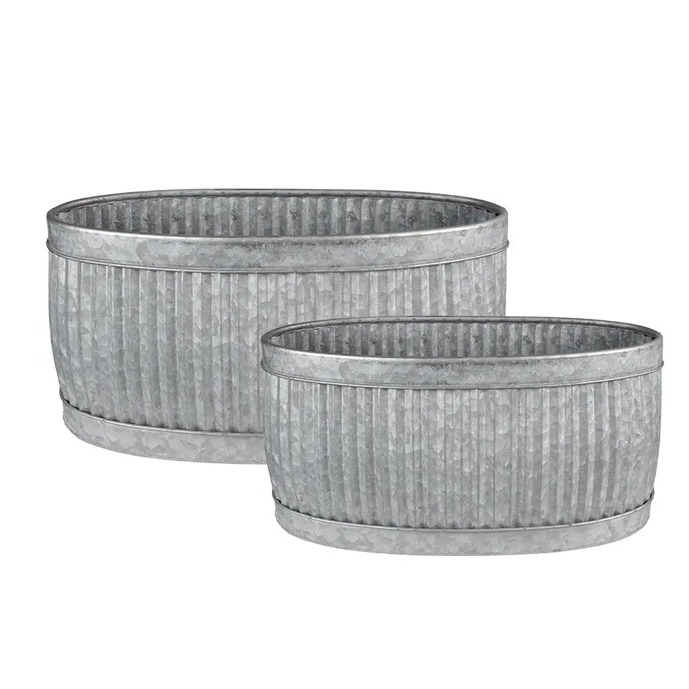 Dekorative Eisenschale (2) 52x25x26 / 48x21x23 cm Clayre & Eef.