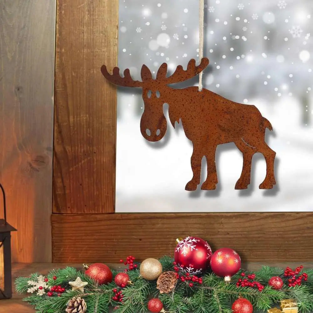 Edelrost Rentier Deko – Weihnachtsdeko zum Hängen oder Stecken - Pille Gartenwelt