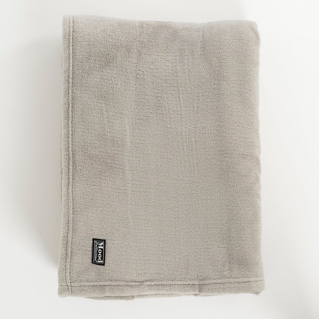 Atmungsaktives kariertes Plaid mit Glimmer Effekt 180 x 130 cm PE-Gewebe