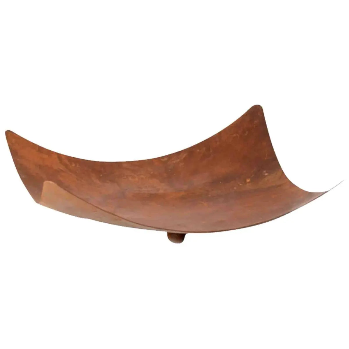 Edelrost Schale 50 cm auf Kugeln – Pflanzschale & Feuerschale Vintage - Pille Gartenwelt