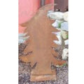 Edelrost Weihnachtsbaum 85 cm mit Bodenplatte Ø35 cm – Rost Deko - Pille Gartenwelt