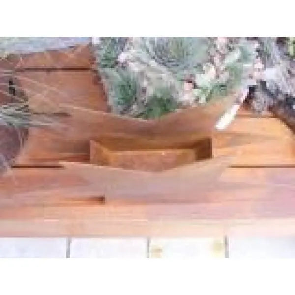 Edelrost Stern zum Befüllen – Weihnachtsdeko Metall 21/25 cm - Pille Gartenwelt