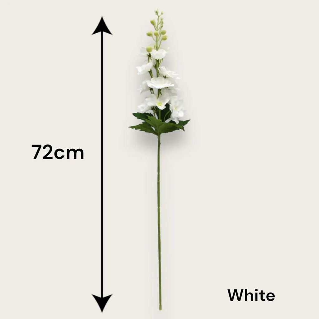 Rittersporn | Kunstblume aus Seide | Länge 72cm 1Stk QMF Trading