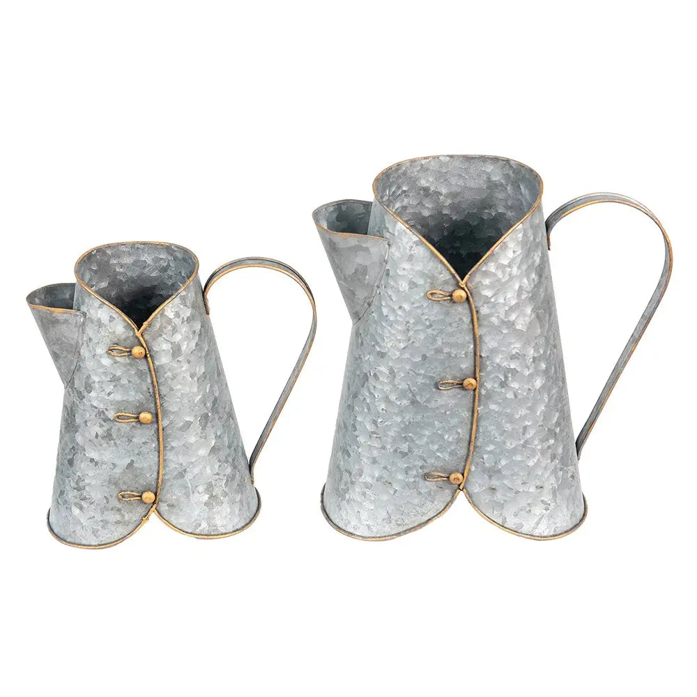 Clayre & Eef. 2er Set Dekorative Kanne (2) 29x16x29 / 24x14x21 cm Clayre & Eef.