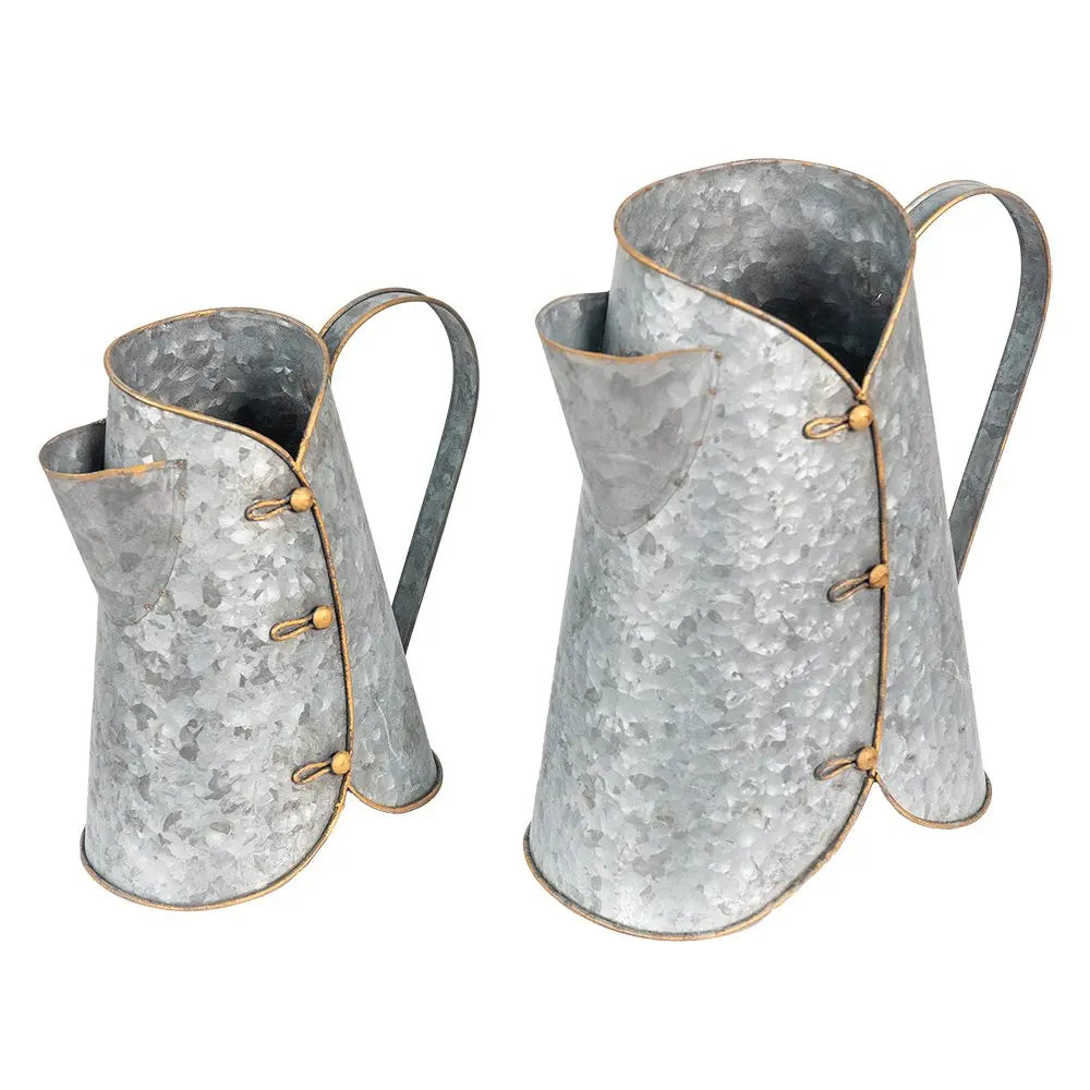 Clayre & Eef. 2er Set Dekorative Kanne (2) 29x16x29 / 24x14x21 cm Clayre & Eef.
