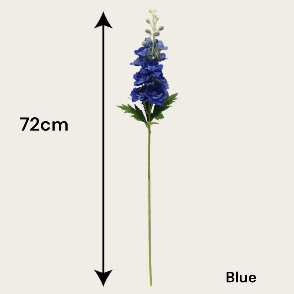 Rittersporn | Kunstblume aus Seide | Länge 72cm 1Stk QMF Trading