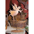 Edelrost Engel mit Trompete – Weihnachtsdeko Tischfigur 40 cm, Ø 15 cm - Pille Gartenwelt