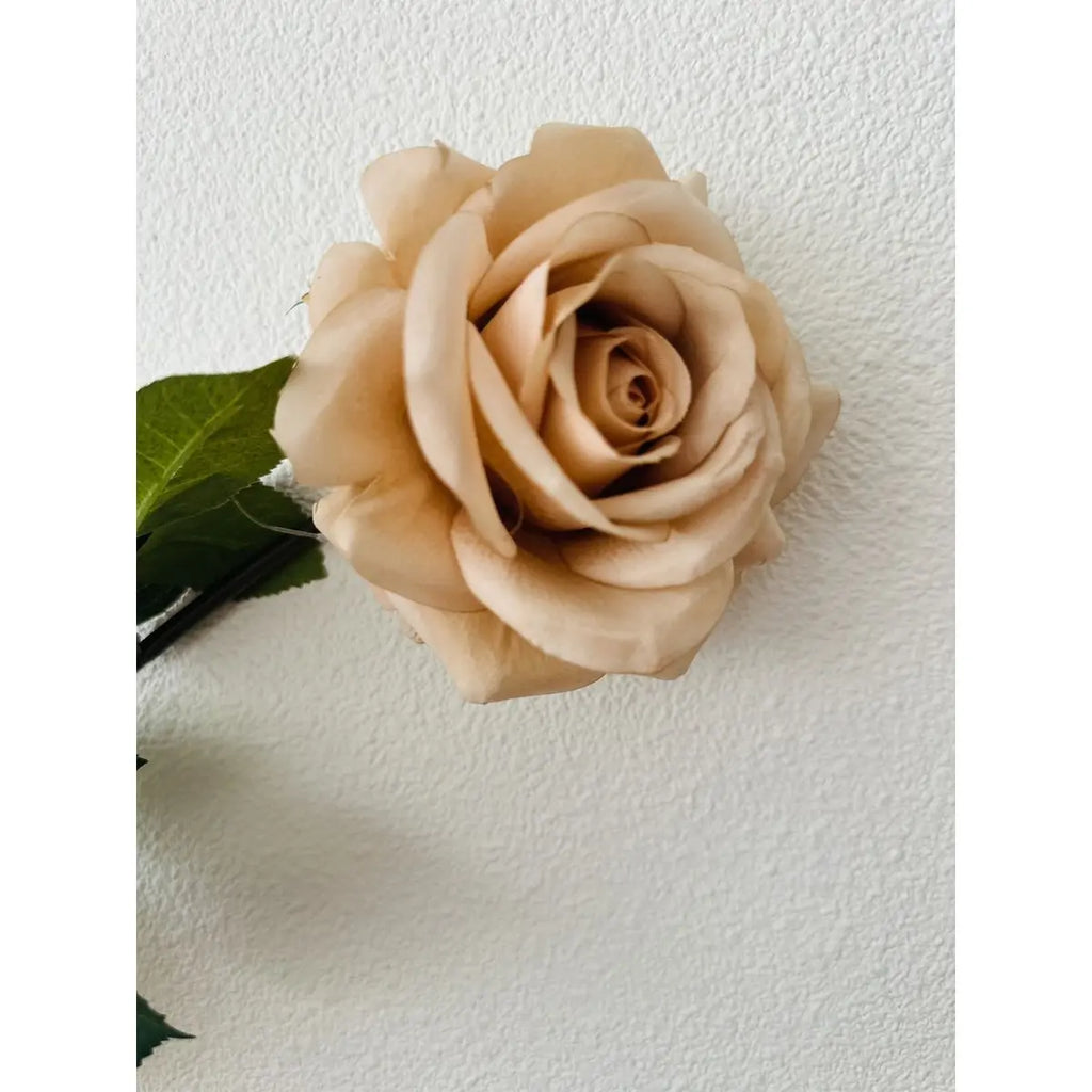 2 x QMF Hand Touch Rose 72cm Champagner 2ST QMF Trading