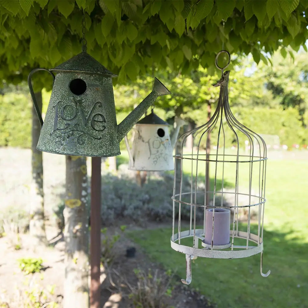 Vogelkäfig dekorative / Relieflicht Ø 26x61 cm| Toll als Windlicht Clayre & Eef.