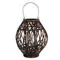 Windlicht Rattan Metall Ø 34x41 cm Clayre & Eef.
