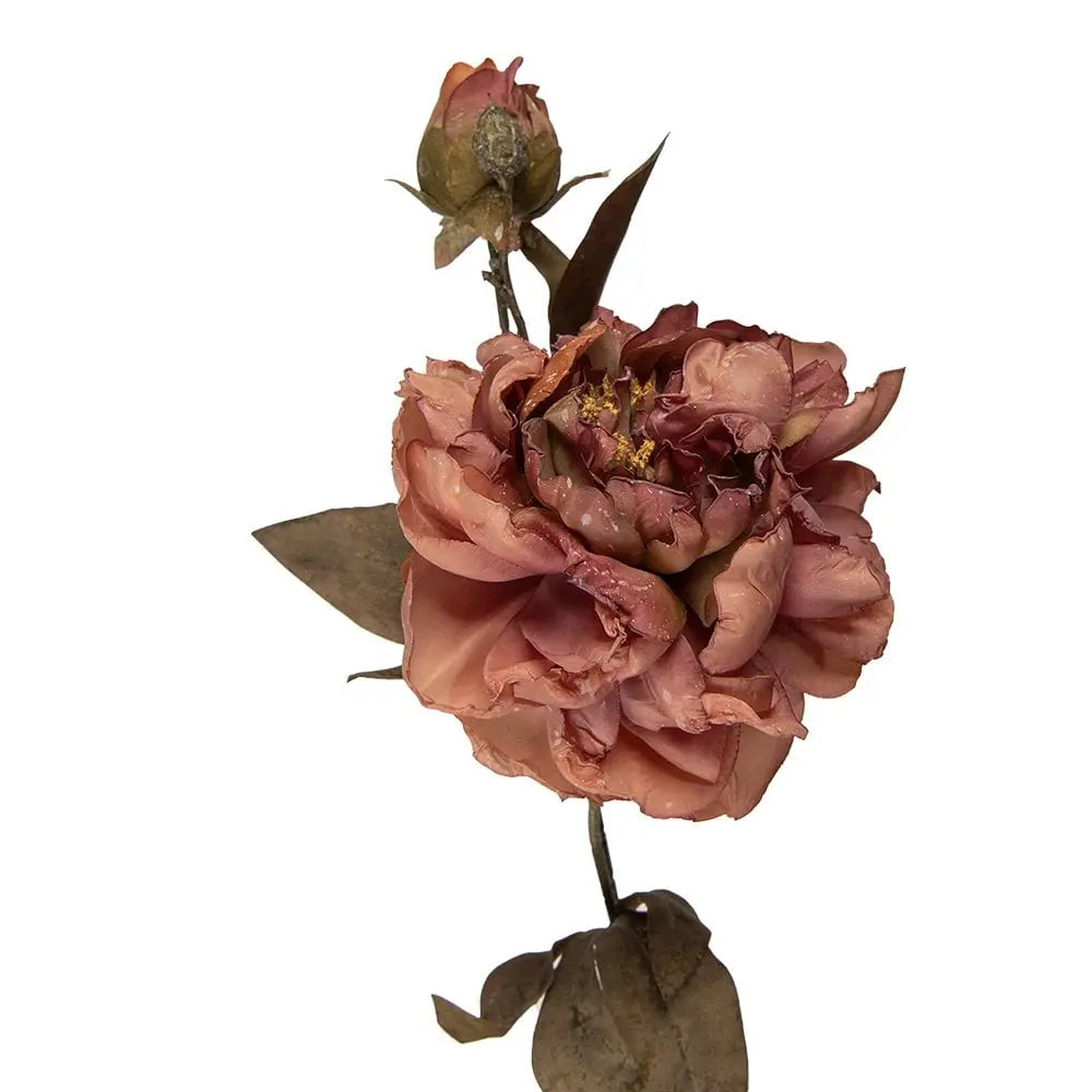Künstliche Blume 73 cm rosa Kunststoff Clayre & Eef.