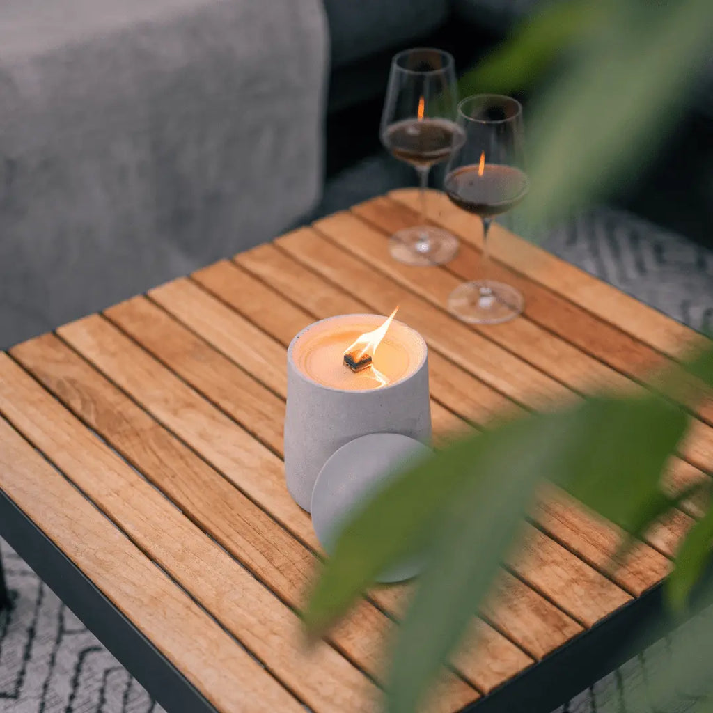 Design Dauerfeuer (2er Set) Dauerbrenner aus Beton