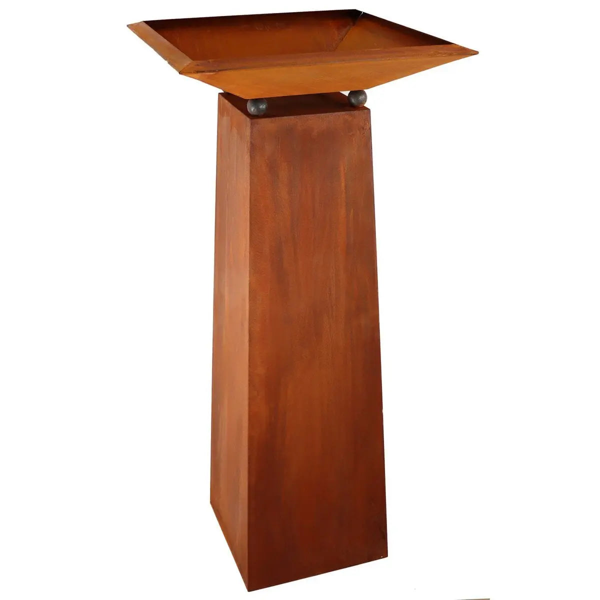 Edelrost Rostsäule 70 cm mit Pflanzschale – 6 Varianten Vintage - Pille Gartenwelt