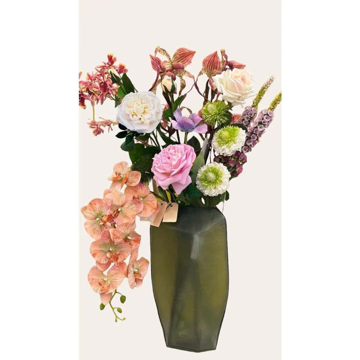 QMF Hand Touch Rose 65cm 1ST rot QMF Trading