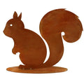 Edelrost Eichhörnchen „Kecki“ – Herbstdeko aus Metall zum Hängen/Stehen - Pille Gartenwelt