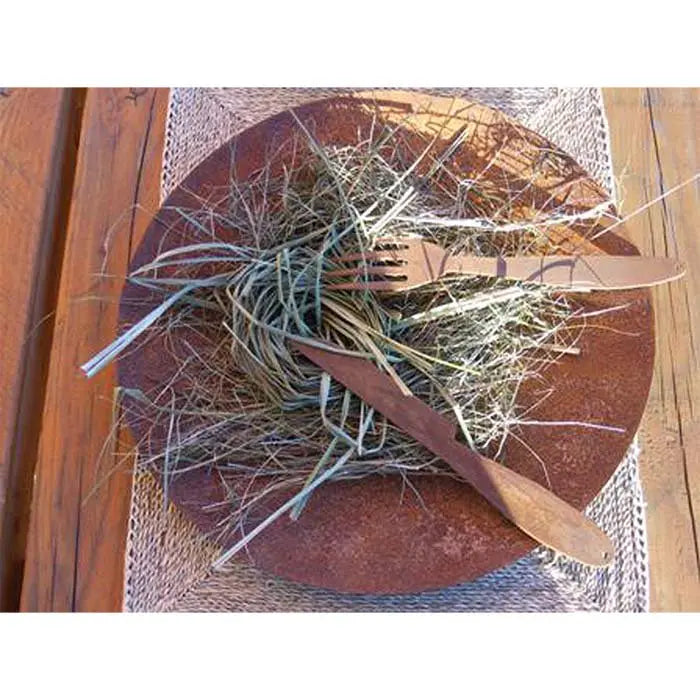 Edelrost Besteck zum Hängen – Messer & Gabel Metall Deko 20 cm - Pille Gartenwelt