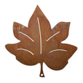 Edelrost Ahornblatt Anhänger – Herbstdeko Metall 15/20 cm + Set - Pille Gartenwelt