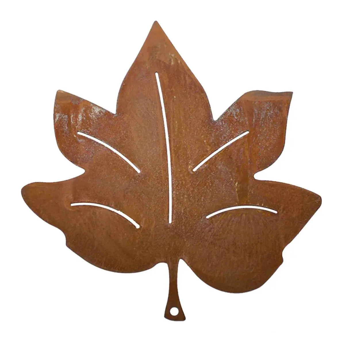 Edelrost Ahornblatt Anhänger – Herbstdeko Metall 15/20 cm + Set - Pille Gartenwelt