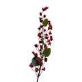 Rote Frucht | Kunstblume aus Seide | Länge 83cm 1Stk QMF Trading