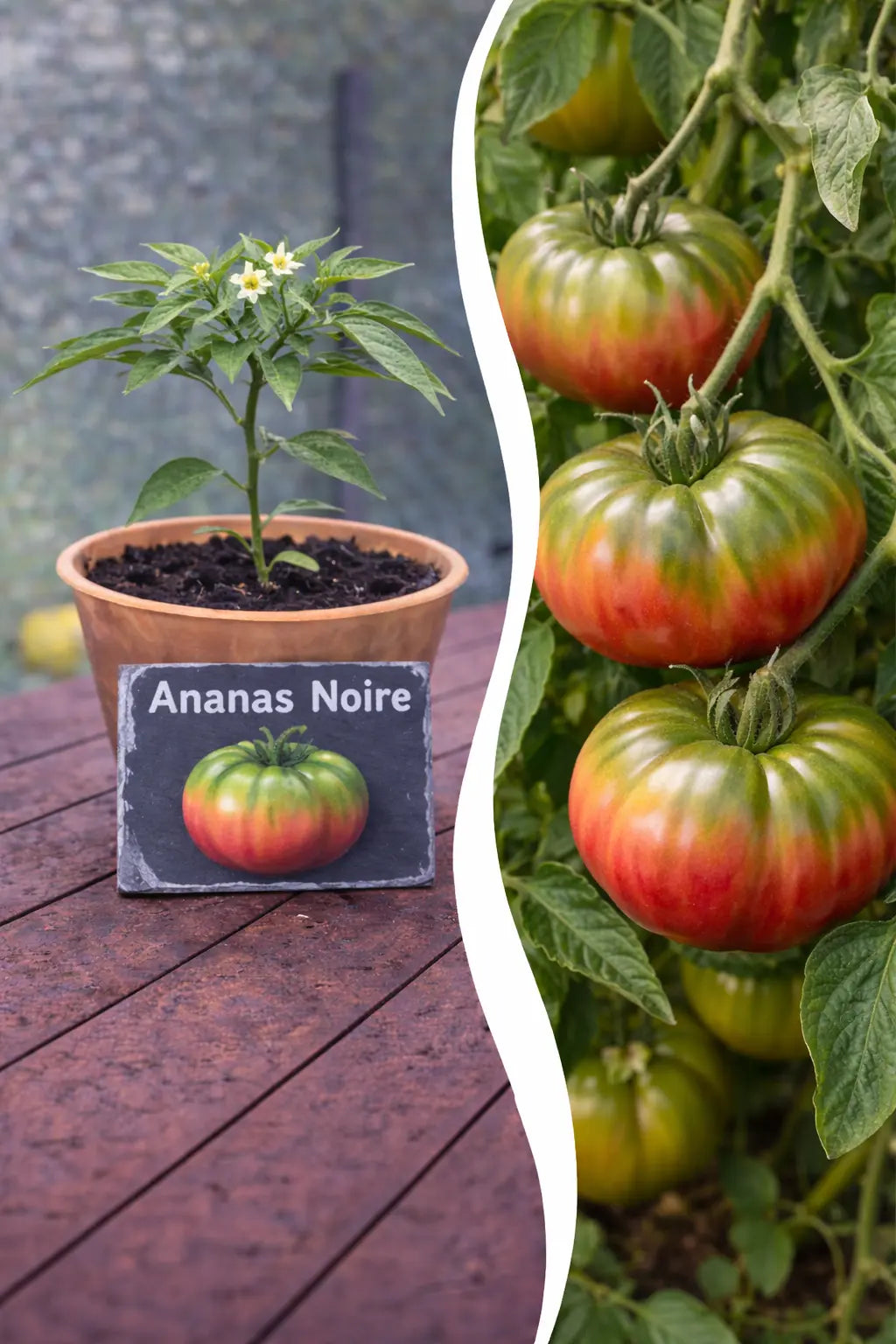 Jungpflanze Tomate - Ananas Noire