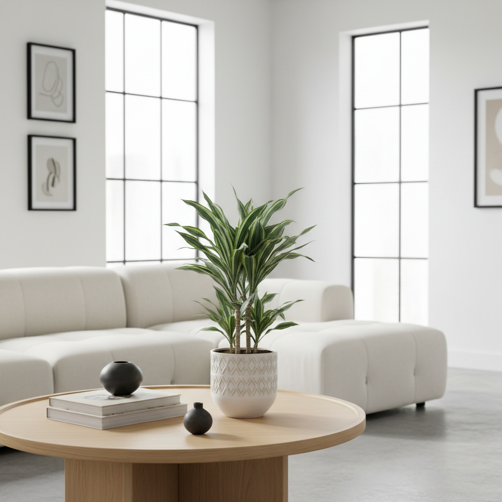 Dracaena DiamondDream Carrousssel Lieferhöhe ca. 40 cm im Wohnraum