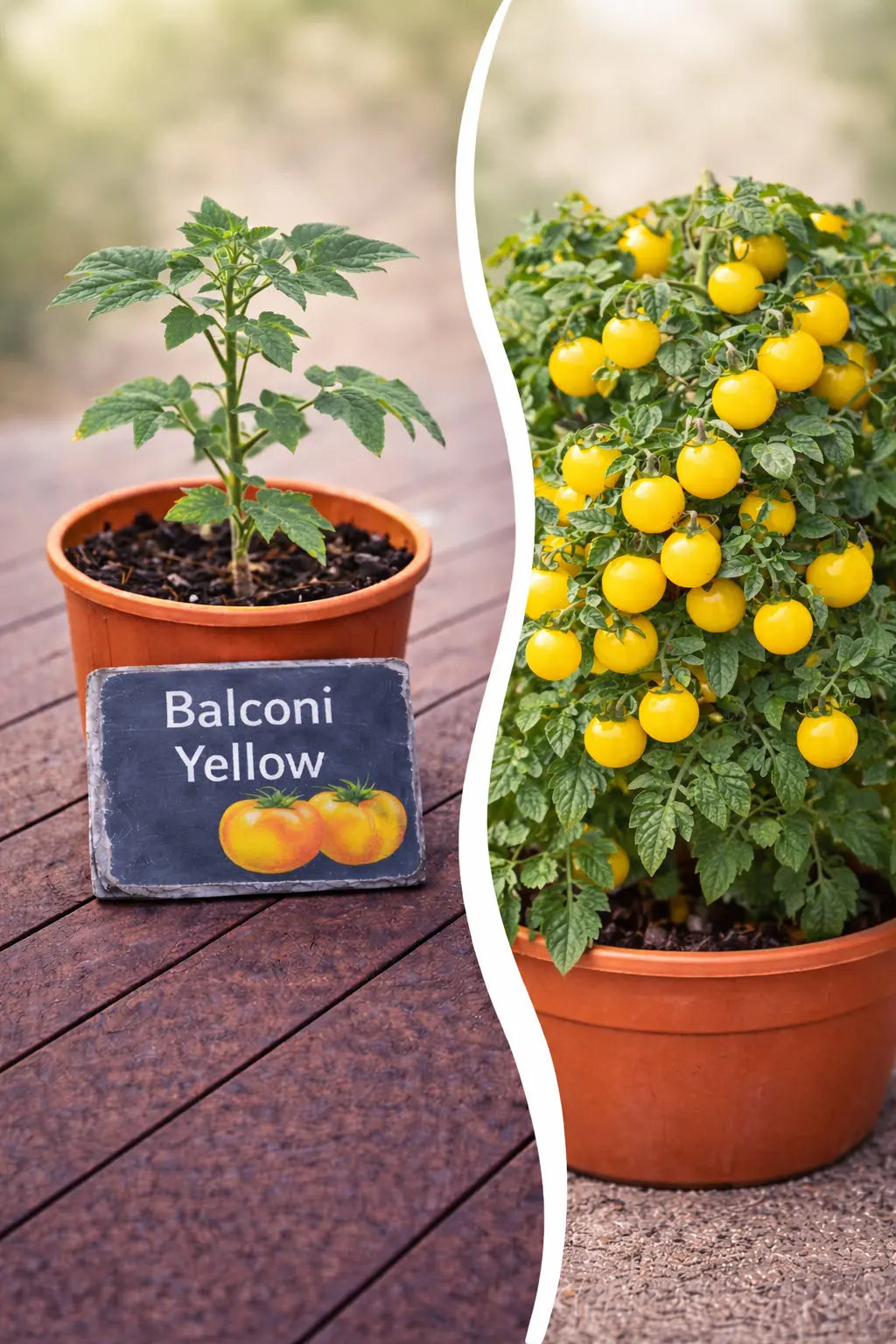 Jungpflanze Tomate - Balconi Yellow