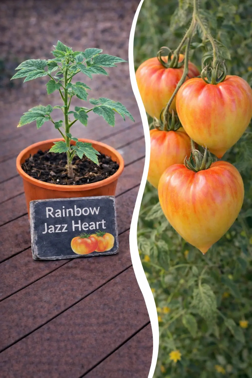 Jungpflanze Tomate - Rainbow Jazz Heart