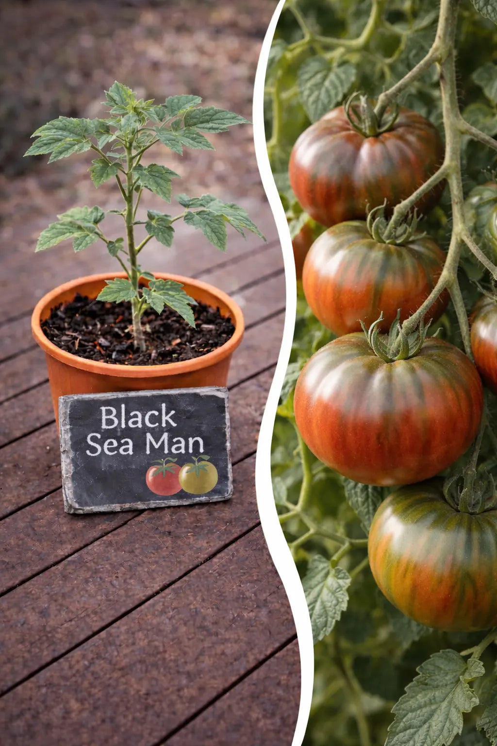 Jungpflanze Tomate - Black Sea Man