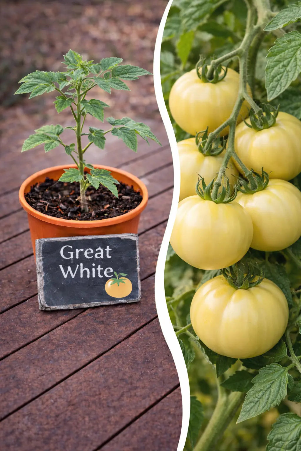 Jungpflanze Tomate - Great White