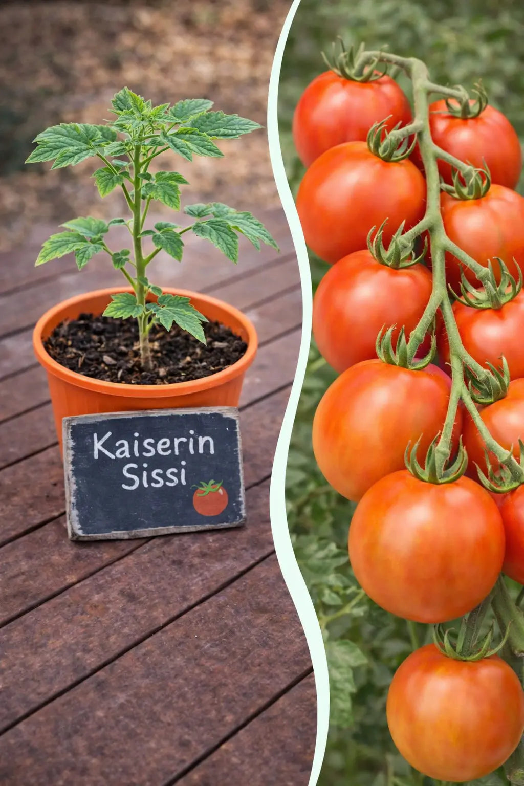 Jungpflanze Tomate - Kaiserin Sissi